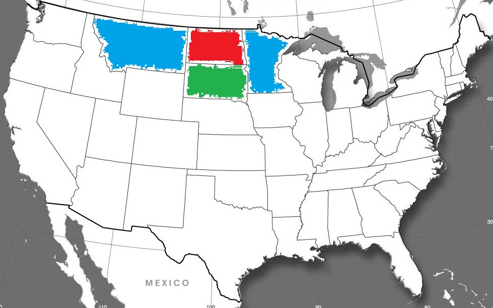 Border US Map